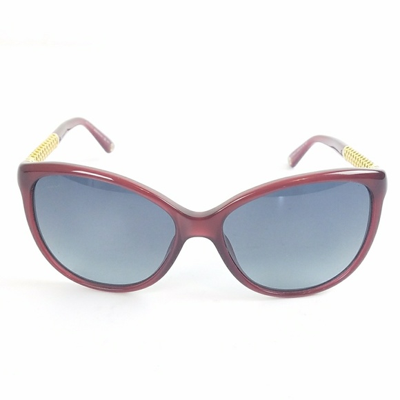Gucci Accessories - Gucci Gold Plated Cat Eye Sunglasses